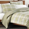 Eddie Bauer Westmont Plaid 3-piece Reversible Quilt Set