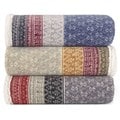 Eddie Bauer 50 x 70-inch FairIsle Sherpa Reversible Plush Throw