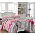 Laura Ashley Ainsley Pieced Cotton Quilt and Sham Separates