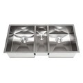 42-Inch Triple Bowl Undermount Zero Radius Kitchen Sink