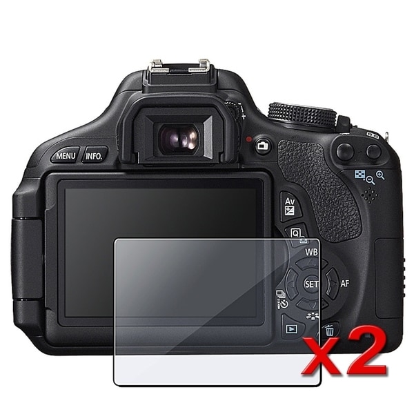 INSTEN Clear Screen Protector for Canon Digital Rebel T3i/ Kiss X5 (Pack of 2)