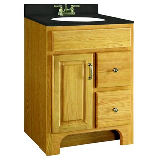 Design House Richland Nutmeg Oak 2-Drawer Vanity Cabinet