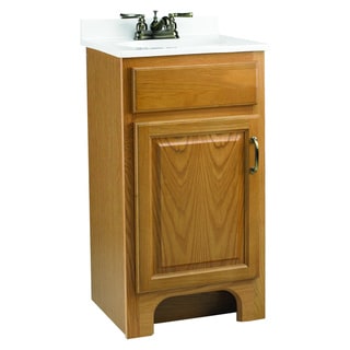 Design House Richland Nutmeg Oak 1-Door Vanity Cabinet