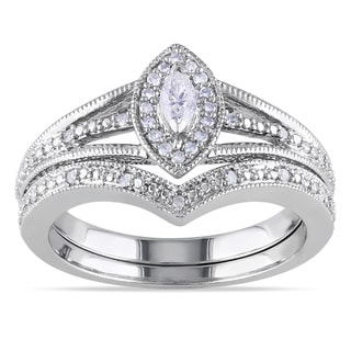 Marquise wedding rings