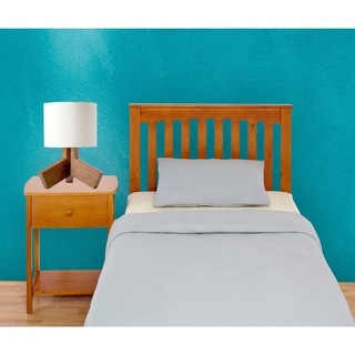 Mantua Rake Style Golden Oak Headboard