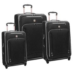 American Airline Skyhawk 3 Piece Luggage Set Black
