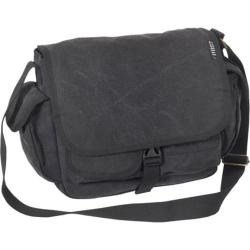 Everest Small Canvas Messenger Black