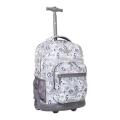 J World 18in Sunrise Rolling Backpack Blinker White