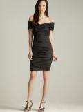 Theia Taffeta Off The Shoulder Dress