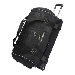 Pacific Gear 30in Drop-bottom Nylon Rolling Duffel Bag Black