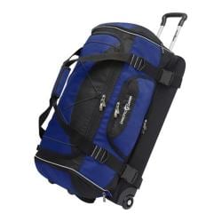 Pacific Gear 30in Drop-bottom Nylon Rolling Duffel Bag Blue
