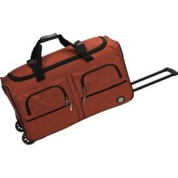 Rockland 30in Rolling Duffle Red
