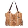 Women's THE SAK Indio Large Tote Camel Fringe