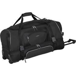 TPRC 30in 2-Section Drop Bottom Rolling Duffel Black