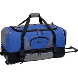 TPRC 30in 2-Section Drop Bottom Rolling Duffel Navy/Black
