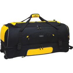 TPRC 30in 2-Section Drop Bottom Rolling Duffel Yellow/Black