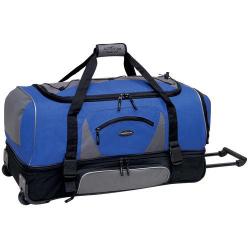 TPRC 36in 2-Section Drop Bottom Rolling Duffel Navy/Black