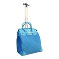 Women's Travelers Club Ultra Chic 18in Rolling Tote w/ Laptop Compartment Blue