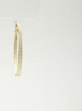 Allure Multi Row Textured Hoop Earrings