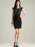 Darling Capped Sleeve Printed Top Dress