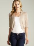 Calvin Klein Mesh Shrug Flyaway Sweater