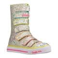 Girls' Skechers Twinkle Toes Shuffles Rising Star Silver/Green