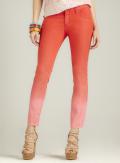 Free People Ombre Skinny Jean, Light Orange