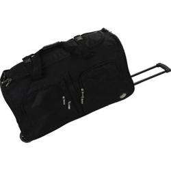 Rockland 30in Rolling Duffle Black