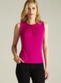 Calvin Klein Sleeveless Pintucked Top