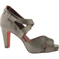 Women's Oh! Shoes Plato Gunmetal Antiqued Kid