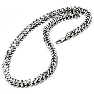 Oliveti Stainless Steel Men's 24-inch Franco Chain