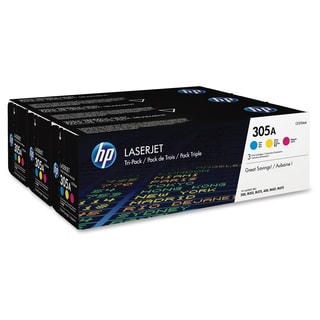 HP 305A 3-pack Cyan/Magenta/Yellow Original LaserJet Toner Cartridges