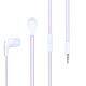 INSTEN Handsfree Headset for iPhone 5 / 5S / SE - Purple/ White