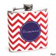 Chevron Bridesmaid Flask