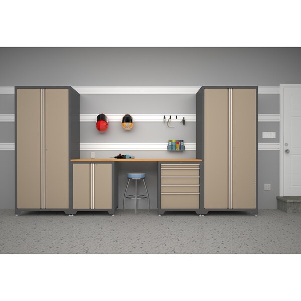 NewAge Products Pro Series Taupe 5-piece Cabinetry Set