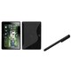 INSTEN Black S-shape Phone Case Cover/ Black Stylus for Blackberry Playbook