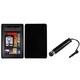 INSTEN Solid Black Phone Case Cover/ Black Stylus for Amazon Kindle Fire