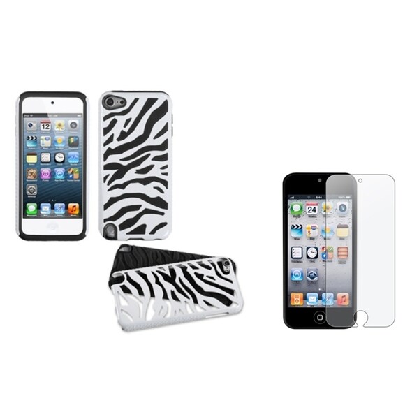 Insten iPod Case Cover/ Anti-glare Screen Protector for Apple iPod Touch 5th/ 6th