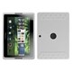 INSTEN Solid White Phone Case Cover/ Silver Stylus for Blackberry Playbook