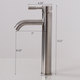 Elite F371023SN Satin Nickel Single-handle Bathroom Faucet