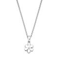 Little Diva Diamonds Silver Children's Diamond Accent Flower Necklace