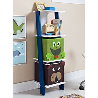 Altra Luci Ladder Bookcase with 2 Bins