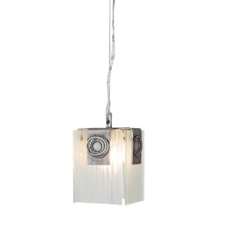 Varaluz Polar 1-light Blackened Silver Mini Pendant