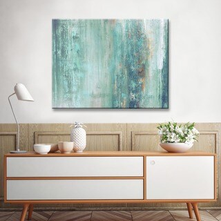 (>_<)  Alexis Bueno 'Abstract Spa' Gallery Wrapped Canvas