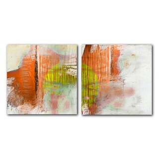 Alexis Bueno 'Abstract Spa' 2-upiece Canvas Wall Art