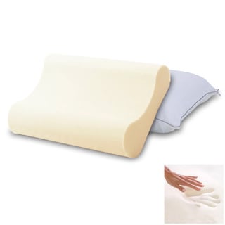 Dream Form Essential Contour Pillow with Coolest Comfort Cover (One Pillow or Set of 2)