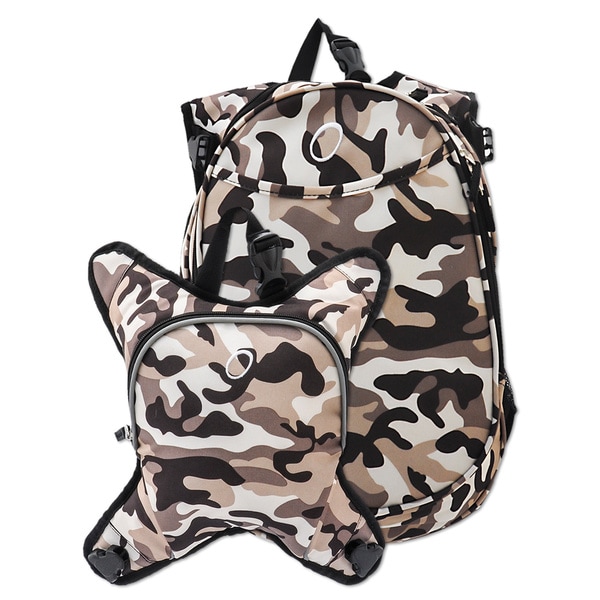 O3 Munich School Backpack With Detachable Lunch Cooler - Camo