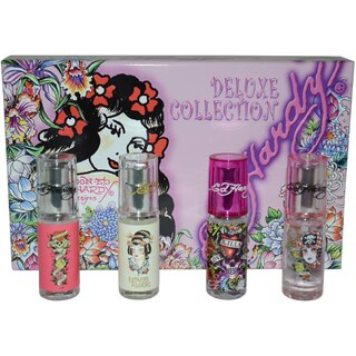 Ed Hardy Deluxe Collection Women's 4-piece Mini Gift Set