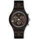 Swatch Men's Full Blooded SVCC4000AG Brown Stainless-Steel Quartz Watch with Brown Dial
