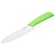Toponeware Ceramic 6" Chef's Knife - Green Handle White Blade, CKGNW6